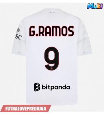 Lacne Muži Futbalové dres AC Milan Goncalo Ramos #9 2026-27 Krátky Rukáv - Preč